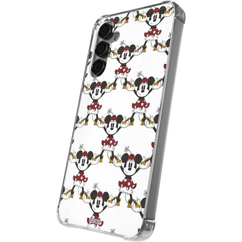 Disney Minnie Mouse Pattern Formation Galaxy S24 Plus Clear Case