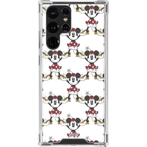 Disney Minnie Mouse Pattern Formation Galaxy S24 Ultra Clear Case