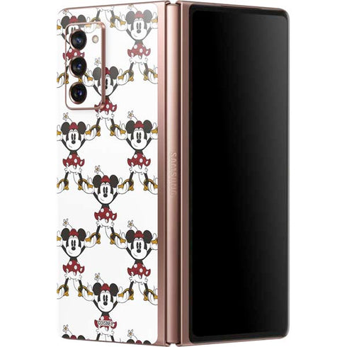 Disney Minnie Mouse Pattern Formation Galaxy Z Fold2 5G Skin
