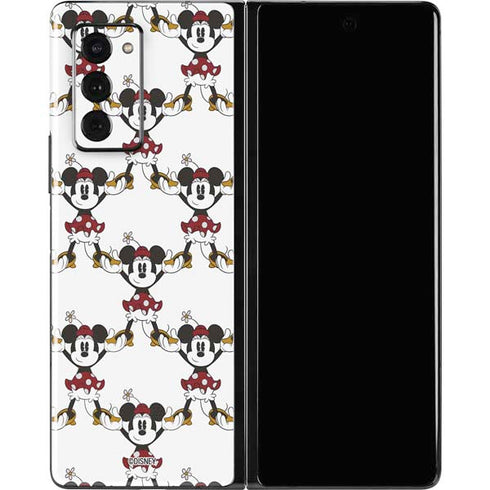 Disney Minnie Mouse Pattern Formation Galaxy Z Fold2 5G Skin