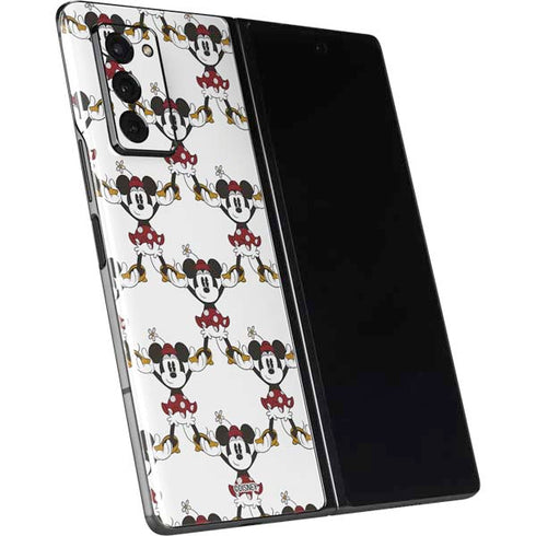 Disney Minnie Mouse Pattern Formation Galaxy Z Fold2 5G Skin
