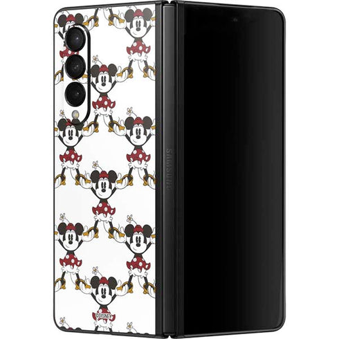Disney Minnie Mouse Pattern Formation Galaxy Z Fold3 5G Skin