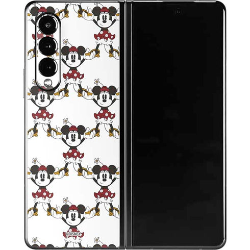Disney Minnie Mouse Pattern Formation Galaxy Z Fold3 5G Skin