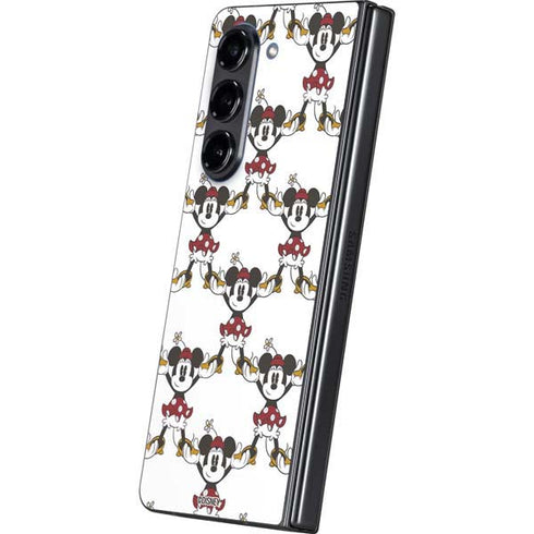 Disney Minnie Mouse Pattern Formation Galaxy Z Fold5 5G Skin