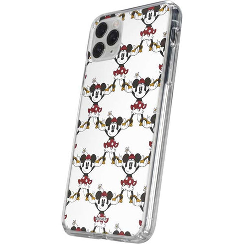 Disney Minnie Mouse Pattern Formation iPhone 11 Pro Clear Case