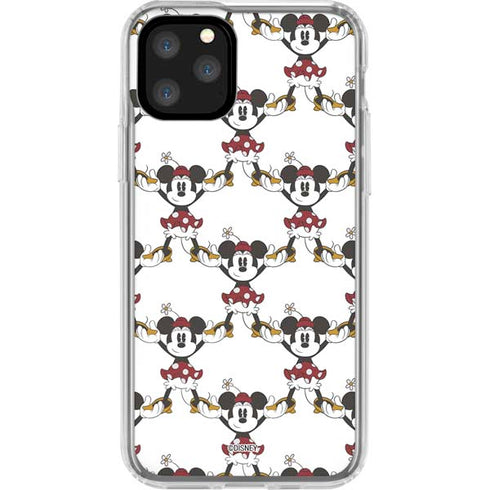 Disney Minnie Mouse Pattern Formation iPhone 11 Pro Clear Case