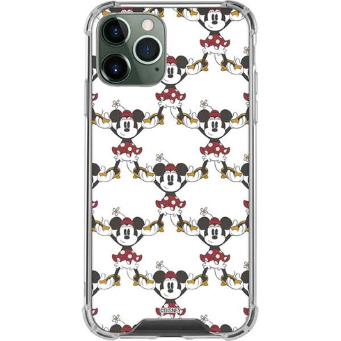 Disney Minnie Mouse Pattern Formation iPhone 11 Pro Max Clear Case