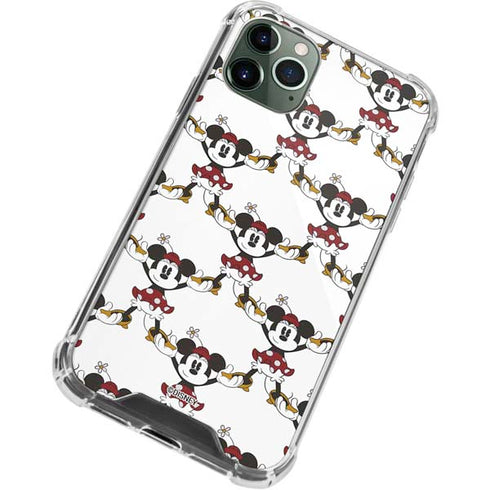 Disney Minnie Mouse Pattern Formation iPhone 11 Pro Max Clear Case