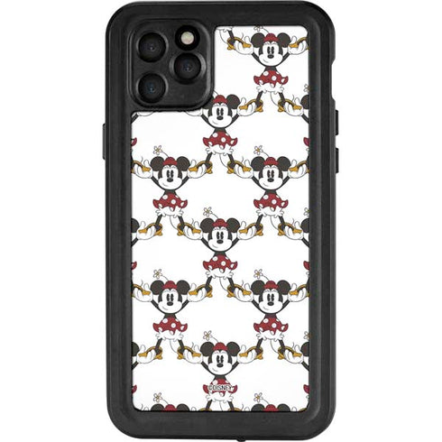 Disney Minnie Mouse Pattern Formation iPhone 11 Pro Max Waterproof Case
