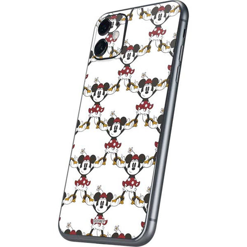 Disney Minnie Mouse Pattern Formation iPhone 11 Skin