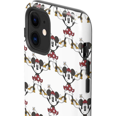 Disney Minnie Mouse Pattern Formation iPhone 12 Mini Impact Case