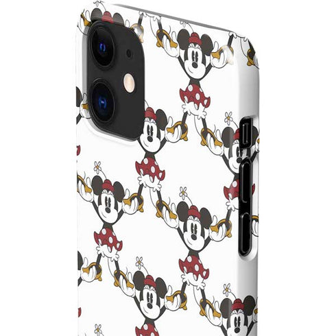Disney Minnie Mouse Pattern Formation iPhone 12 Mini Lite Case