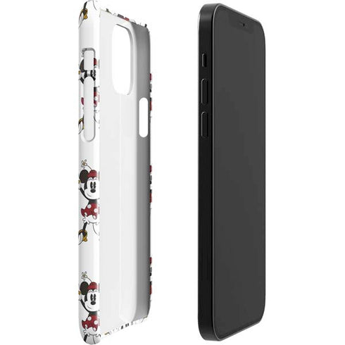 Disney Minnie Mouse Pattern Formation iPhone 12 Mini Lite Case