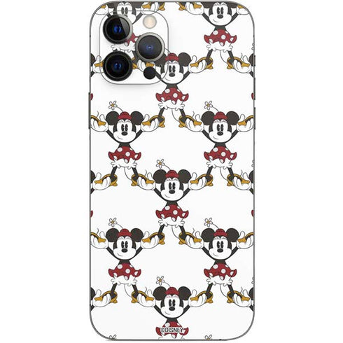 Disney Minnie Mouse Pattern Formation iPhone 12 Pro Skin