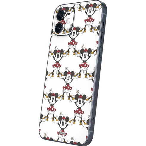 Disney Minnie Mouse Pattern Formation iPhone 12 Skin