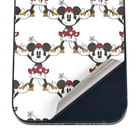Disney Minnie Mouse Pattern Formation iPhone 12 Skin