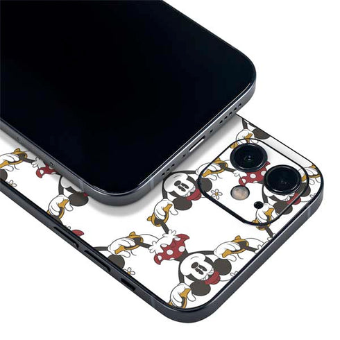 Disney Minnie Mouse Pattern Formation iPhone 12 Skin