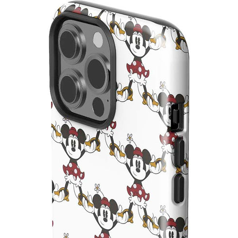 Disney Minnie Mouse Pattern Formation iPhone 13 Pro Impact Case