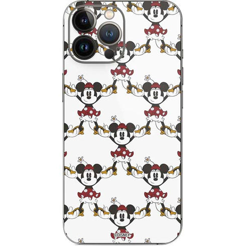 Disney Minnie Mouse Pattern Formation iPhone 13 Pro Max Skin