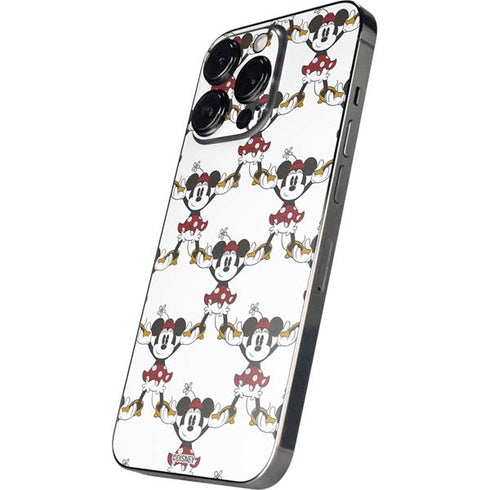 Disney Minnie Mouse Pattern Formation iPhone 13 Pro Max Skin
