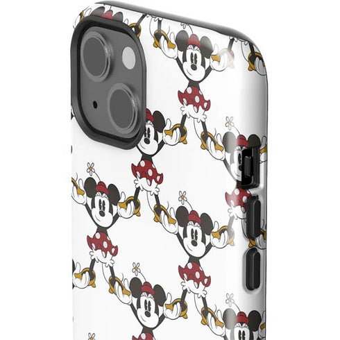 Disney Minnie Mouse Pattern Formation iPhone 15 Impact Case