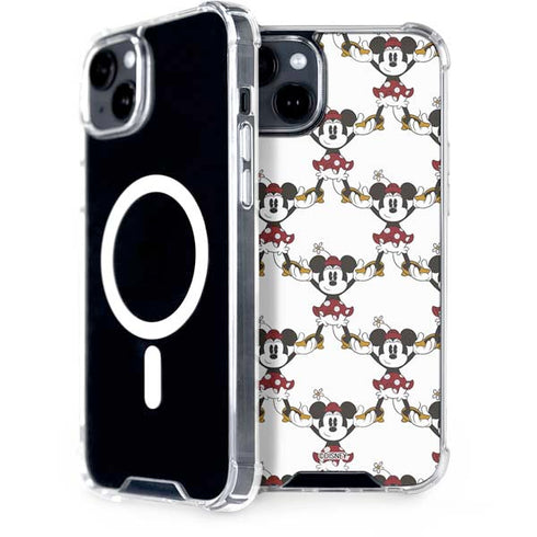 Disney Minnie Mouse Pattern Formation iPhone 15 Plus MagSafe Case