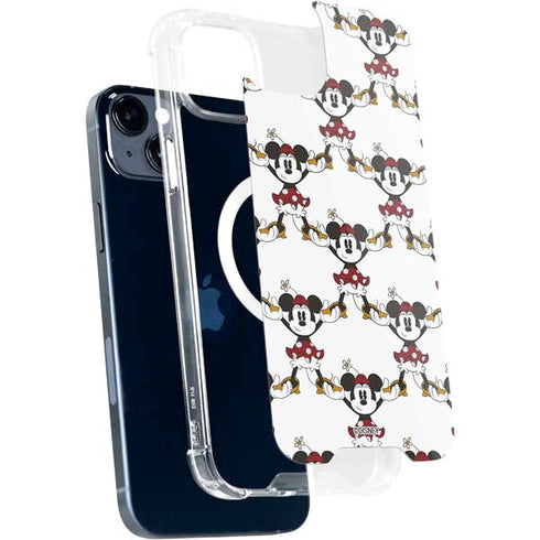 Disney Minnie Mouse Pattern Formation iPhone 15 Plus MagSafe Case
