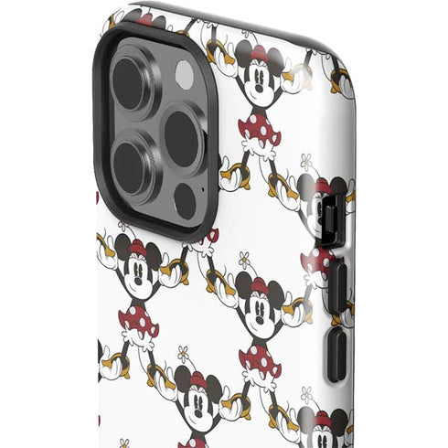 Disney Minnie Mouse Pattern Formation iPhone 15 Pro Impact Case