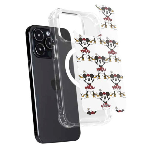 Disney Minnie Mouse Pattern Formation iPhone 15 Pro MagSafe Case