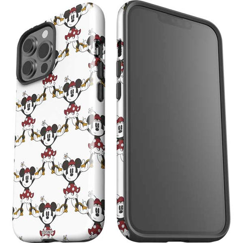 Disney Minnie Mouse Pattern Formation iPhone 15 Pro Max Impact Case
