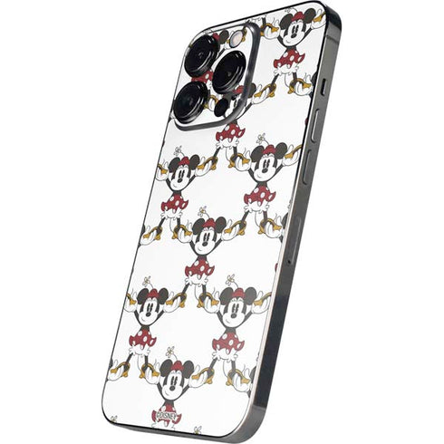 Disney Minnie Mouse Pattern Formation iPhone 14 Pro Max Skin