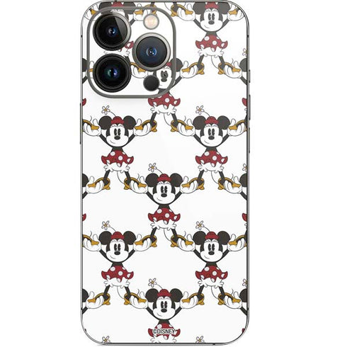 Disney Minnie Mouse Pattern Formation iPhone 15 Pro Skin