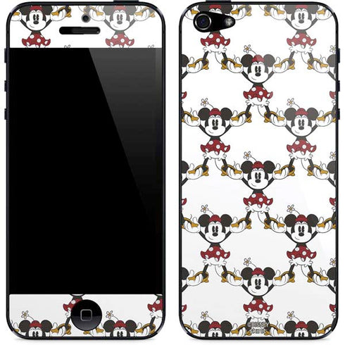 Disney Minnie Mouse Pattern Formation iPhone 5/5s/5SE Skin