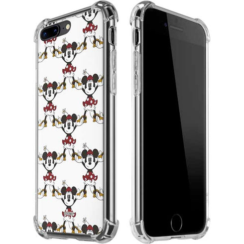 Disney Minnie Mouse Pattern Formation iPhone 7/8 Plus Clear Case