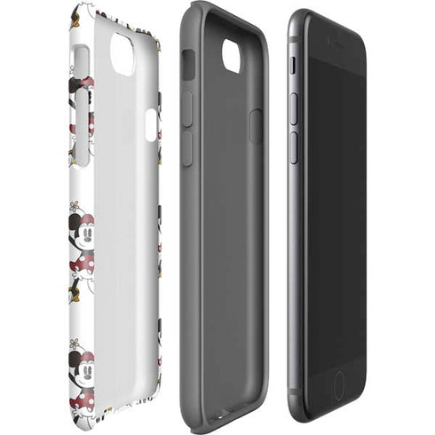 Disney Minnie Mouse Pattern Formation iPhone SE (2nd & 3rd Gen) Pro Case