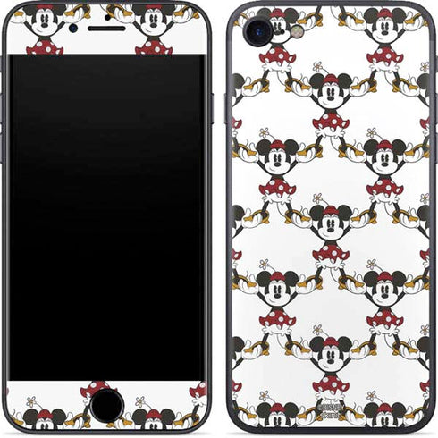 Disney Minnie Mouse Pattern Formation iPhone SE (2nd & 3rd Gen) Skin