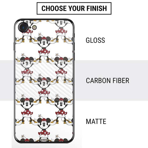 Disney Minnie Mouse Pattern Formation iPhone SE (2nd & 3rd Gen) Skin