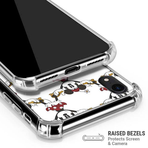 Disney Minnie Mouse Pattern Formation iPhone XR Clear Case