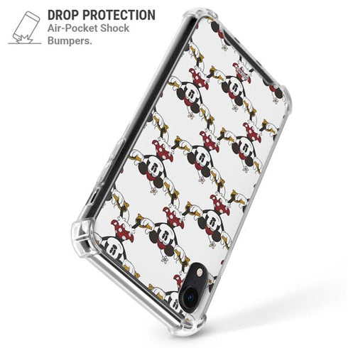 Disney Minnie Mouse Pattern Formation iPhone XR Clear Case