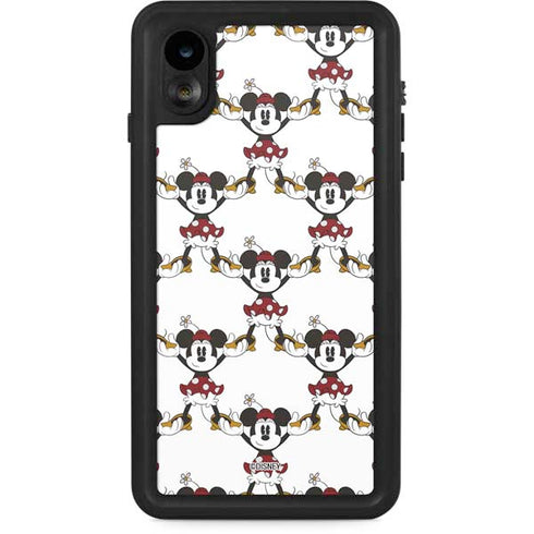 Disney Minnie Mouse Pattern Formation iPhone XR Waterproof Case