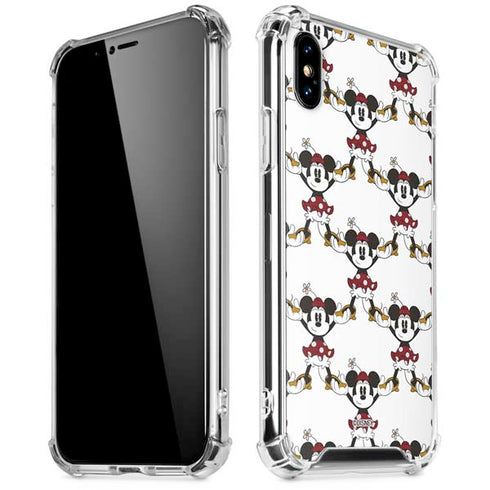 Disney Minnie Mouse Pattern Formation iPhone XS Max Clear Case