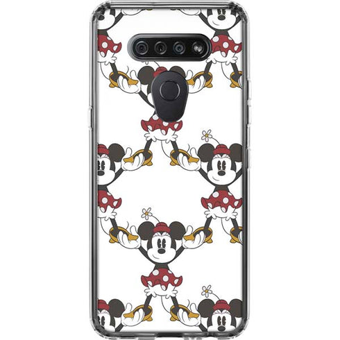 Disney Minnie Mouse Pattern Formation LG K51/Q51 Clear Case