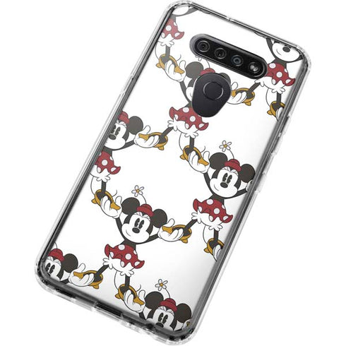 Disney Minnie Mouse Pattern Formation LG K51/Q51 Clear Case