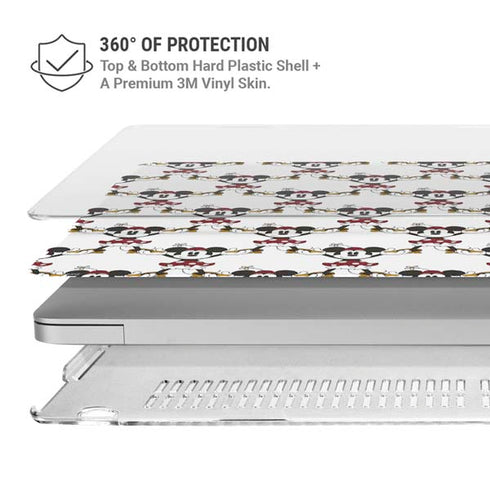 Disney Minnie Mouse Pattern Formation MacBook Air 15in (2023-2025) Case plus Skin