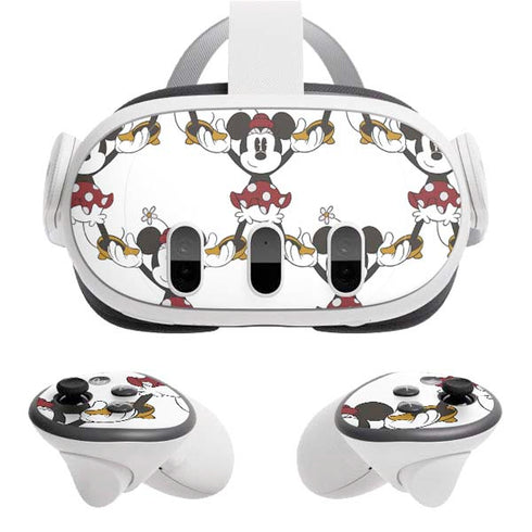 Disney Minnie Mouse Pattern Formation Meta Quest 3 Skin