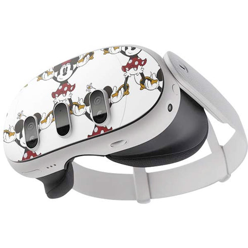 Disney Minnie Mouse Pattern Formation Meta Quest 3 Skin