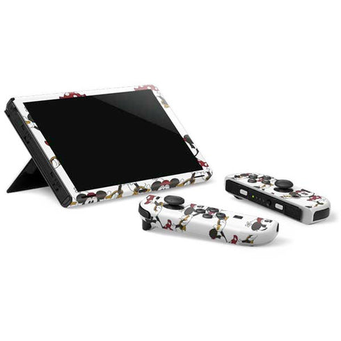 Disney Minnie Mouse Pattern Formation Nintendo Switch OLED (2021) Skin