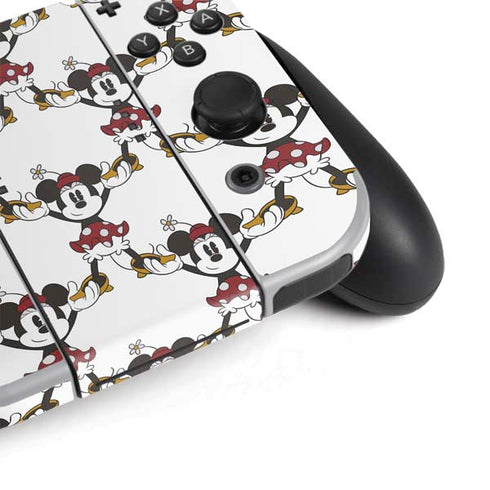 Disney Minnie Mouse Pattern Formation Nintendo Switch OLED (2021) Skin