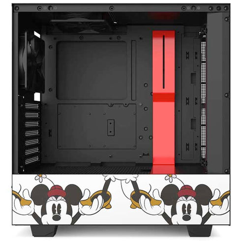 Disney Minnie Mouse Pattern Formation NZXT H510 Compact ATX Mid-Tower Case Skin