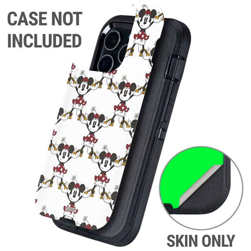 Disney Minnie Mouse Pattern Formation Otterbox Defender iPhone Skin